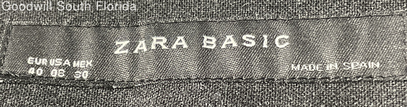 Zara Basic Womens Dark Gray Flat Front Pockets St… - image 4