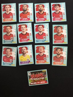 2026 FIFA World Cup Panini丨Austria National Team丨Stickers Player Collection
