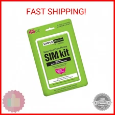 Simple Mobile Keep Your Own Phone 3-in-1 Prepaid SIM Kit