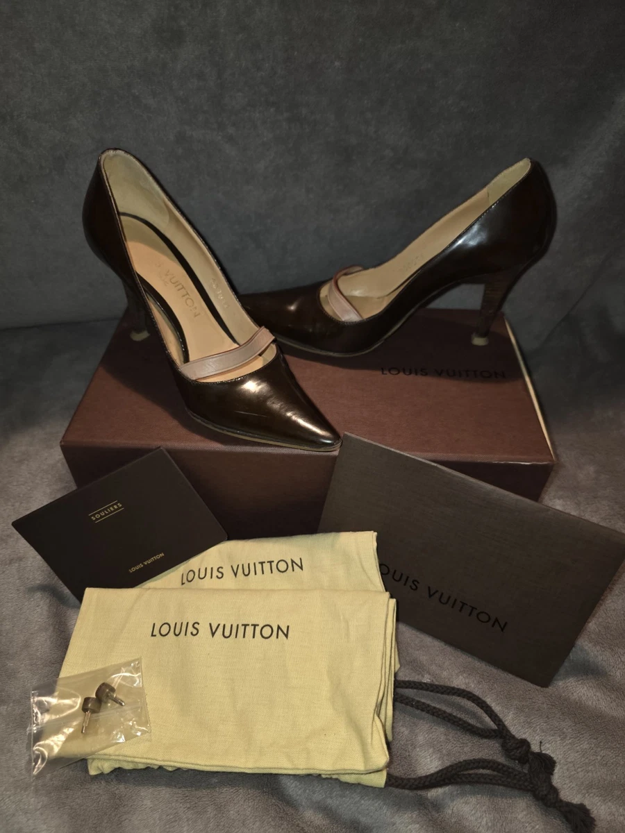 靴 LOUIS VUITTON Monogram Heels 37 Louis Vuitton LV Monogram Pumps Women's Size: 37 - woman 7