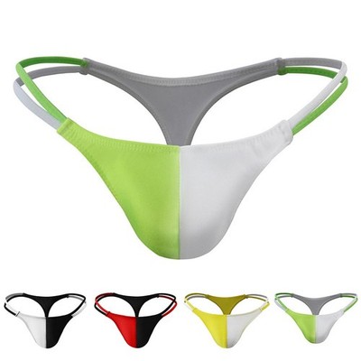 Neuheit Herren T Rücken G String Slip Unterwäsche niedrige Leibhöhe Thongs