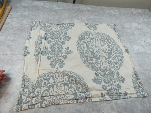 Pottery Barn Duvet Queen Blue Lucianna Medallion Standard Pillow Cover Cottage - Picture 4 of 15