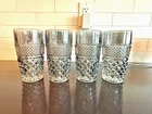 Wexford Smoke 11 oz. Flat Tumblers - Set of 4 - Vintage Anchor Hocking Glassware