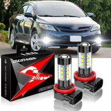 2pc H11/H8 CSP LED Fog Light 4000LM 6000K White IP67