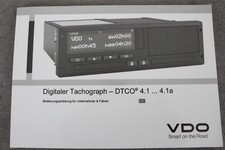 VDO Digitaler Tachograph DTCO 4.1.. Betriebsanleitung "2024" Bedienungsanleitung
