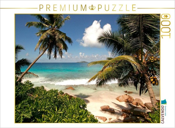 Calvendo Puzzle La Digue, Seychelles | 1000 Pieces, Finished Size 25.2 × 18.9 In-image