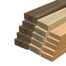 'S 3/4" X 2" X 24" Combination of 5 Walnut, 5 Cherry, and 5 Maple - 15 Boards pe