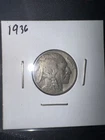 1936 5C Buffalo Nickel