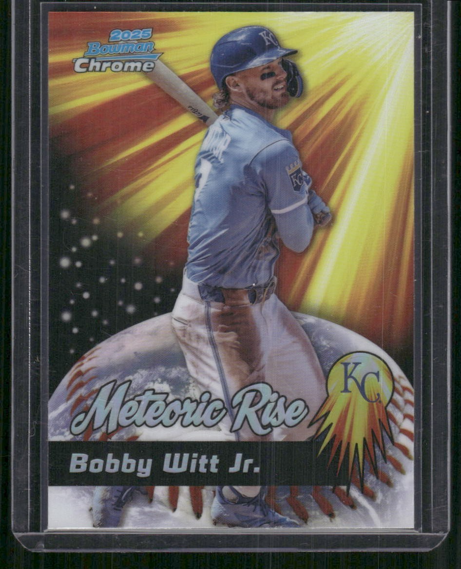 2025 Bowman Chrome - Meteoric Rise Bobby Witt Jr. #MR-11