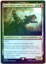 Mary Read and Anne Bonny Foil R Universes Beyond: Assassin's Creed 61 NM