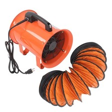 Ventilador extractor portátil de 8" 16,4 pies manguera de conducto 180 W 900 CFM ventilador soplador de aire