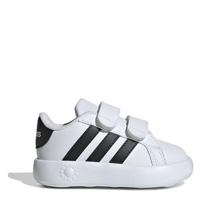 adidas Kids Grand Court Shoes Infants Low Trainers Sneakers Sports Lightweight