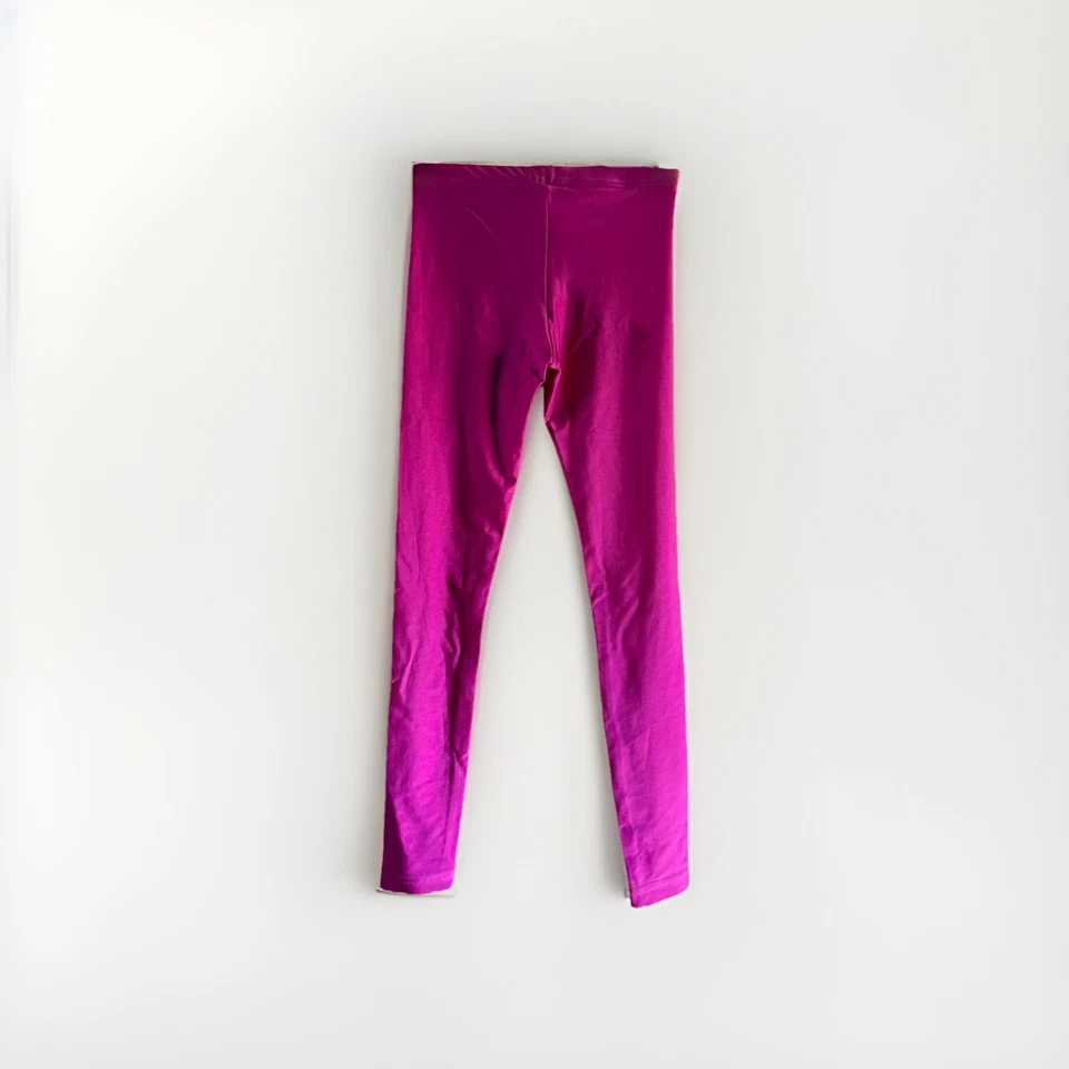 Леггинсы American Apparel металлик ярко-розовый ламе — XS, редкие Y2K, сделано в США - Изображение 4 из 4