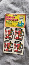 Vintage Mello Smellos TOP BANANA  COLA Scratch Smell Stickers. Factory Sealed.