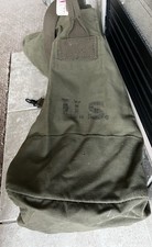 U.S. Military Surplus Olive Green Canvas Duffle Gear Bag Militaria