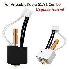 Hot End Kit for Anycubic Kobra S1/ S1 Combo Harden Brass Nozzle 3D Printer Parts