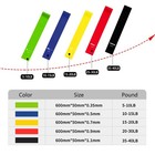 Resistance bands loop set of 5 exercise workout fitness Pilates yoga