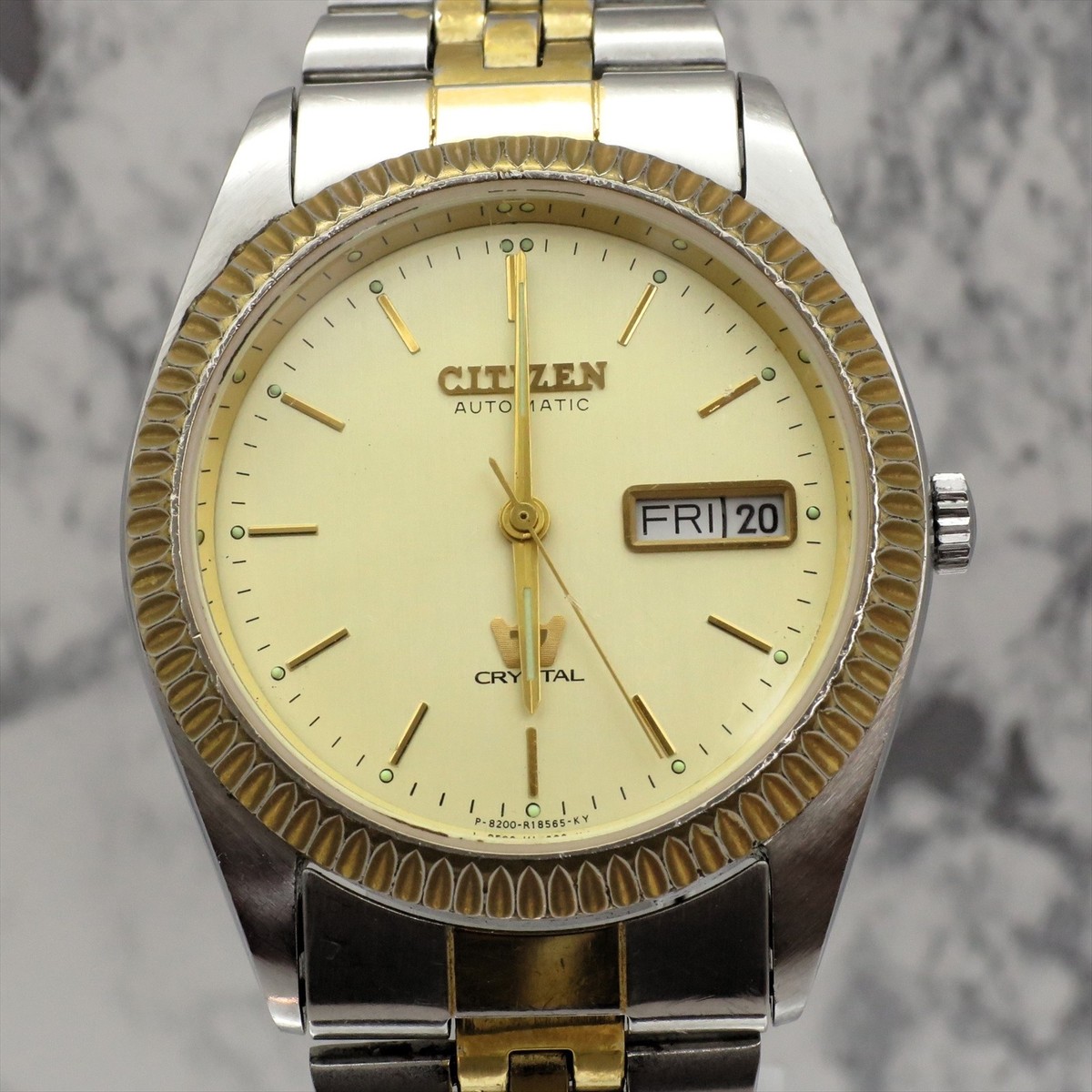 CITIZEN シチズン 4-R02106自動巻 Citizen CRYSTAL SEVEN Watches for Men 4-R02106 Vintage