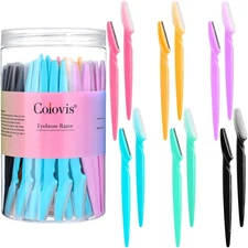 Eyebrow Razor and Dermaplaning Tool for Women – 110 Multi-Purpose Shavers