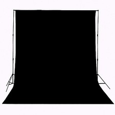 Black Backdrop for Photography Durable Fabric Background Photo Backdrop Video Ph