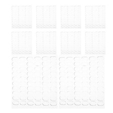 600 Pcs Double Sided Oval Stickers Clear Double-sided Adhesive Tabs