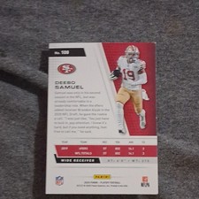 Panini 2019 Playoff Deebo Samuel #108 San Francisco 49ers NFL Base Set
