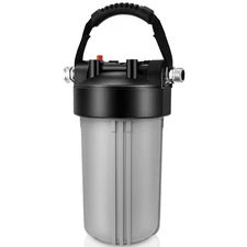 RV Water Filter System, Clog-Resistant Inline Water Filter with Brass Threads, 5