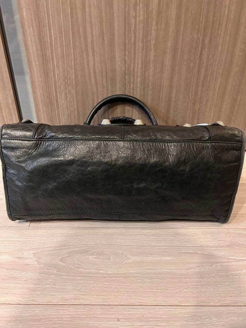 Balenciaga City Giant 2-way Hand/Shoulder Bag in Black 173082 Leather Unisex JPN thumbnail 10