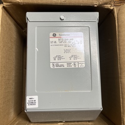 Ge Buck Boost Transformer 9T51B0108 Phase 1 Hertz 60volt 120|240 