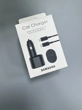 45W Samsung MAX USB-C Cable Dual Port Fast Charging Car Charger 5A