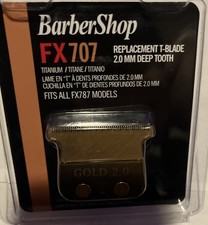 BarberShop FX707 Replacement T-Blade Titanium 2.0mm Deep Tooth