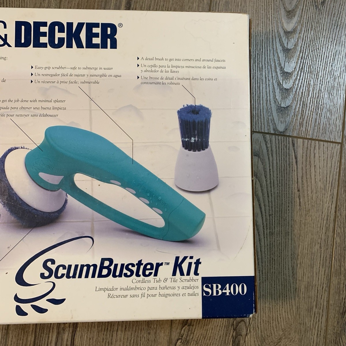 BLACK & DECKER ScumBuster コードレスウェットスクラバー Amazon.com