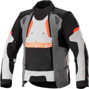 Alpinestars Halo Drystar Motorcycle Jacket Dark Grey Ice Black