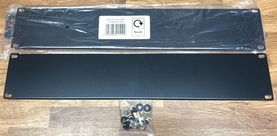10x Kauden 2HE Metall massive Blindplatten für 19'' Rackmontage Netzwerkschrank