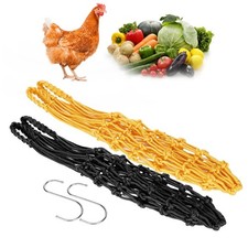 Poultry Hanging Feeding Net Bag Chicken String Bag Vegetable Fruits Feeding Toy