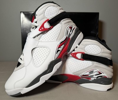 Jordan 8 Retro White True Red (2025) Sneakers 305381-100 Men's