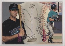 1998 Topps Stadium Club Co-Signers Mark Kotsay Travis Lee #CS8 Auto 11pj