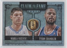 2013-14 Panini Gold Standard Platinum 8/10 Nikola Vucevic Tyson Chandler #28 7y2