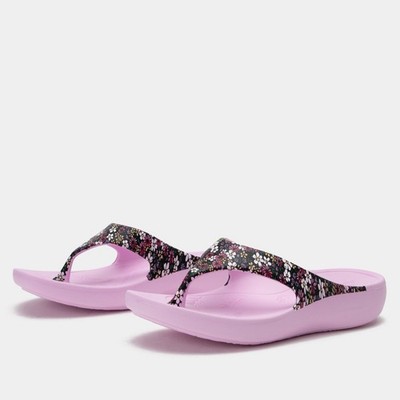 Alegria Printed Thong Sandals Ode Wild Flower Spring Summer  US 10.5 / 11