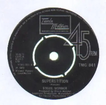 Stevie Wonder Superstition Vinyl Single 7inch Tamla
