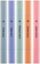 DIVERSEBEE Bible Highlighters Assorted Colors, 5 1 Count Pack of 5 , Dawn