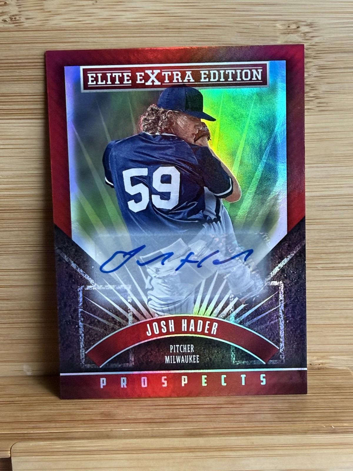 2015 Panini Elite Extra Edition - Josh Hader #100 Prospects Autographs (AU, RC)
