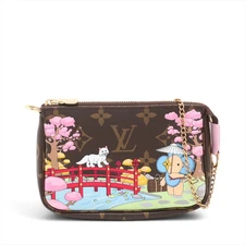 Louis Vuitton Monogram Vivienne Mini Pochette Accessoire M45905 Brown