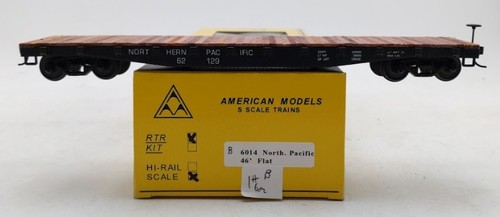 Coche plano American Models 6014 escala S Northern Pacific 46' #62129 LN/caja | Zustand: Used