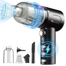 Compressed Air Duster-Vacuum Keyboard Cleaner-Air Blower 3-in-1-Electric Air ...
