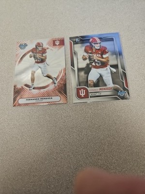 2025 Bowman  U And Bowman  Best U Fernando  Mendoza  2 Card Rc Lot