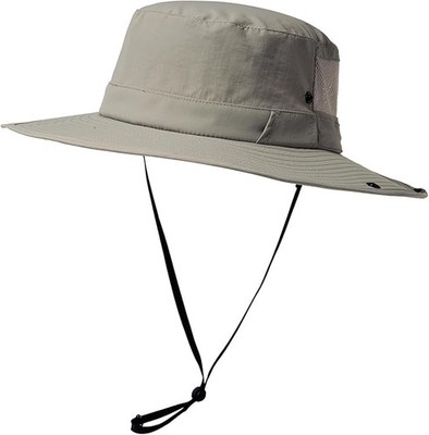 Men's Waterproof Bucket Sun Hat with Wide Brim, Summer Boonie Shade Cap for O...