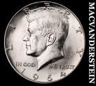 1964-D Silver Kennedy Half Dollar - Choice Gem Brilliant Unc  Lustrous  #L1494