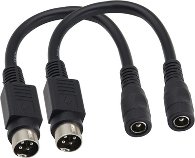 4 Pin DIN to DC Power Cable - 4 Pin Mini Din Male to DC 5.5 X 2.1 Mm Female - 6