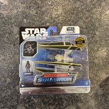 Star Wars Micro Galaxy Squadron CHASE yellow TIE DEFENDER ELITE Series 9 1 5000